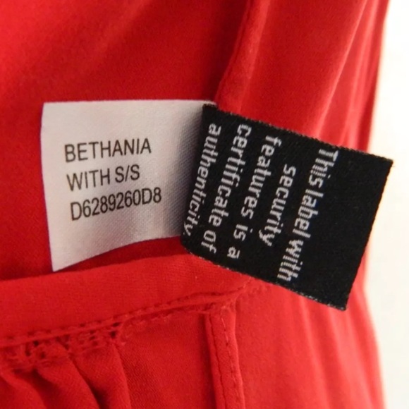 DVF Neiman Marcus Bethania Wrap Dress Red 10 - Picture 6 of 7